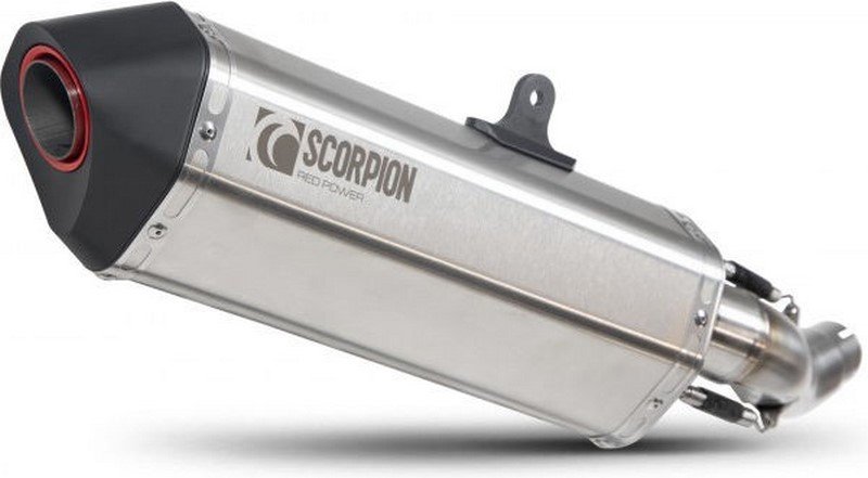 Scorpion / スコーピオンマフラー Serket Parallel Slip-on Brushed Stainless Steel Sleeve (NON EU HOMOLOGATED) | RHA185SEO