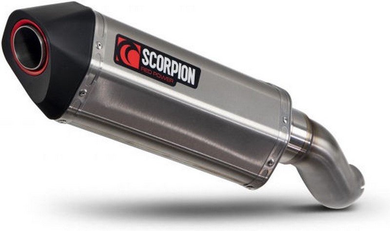 Scorpion / スコーピオンマフラー Serket Parallel Slip-on Brushed Stainless Steel Sleeve (NON EU HOMOLOGATED) | RKA135SEO