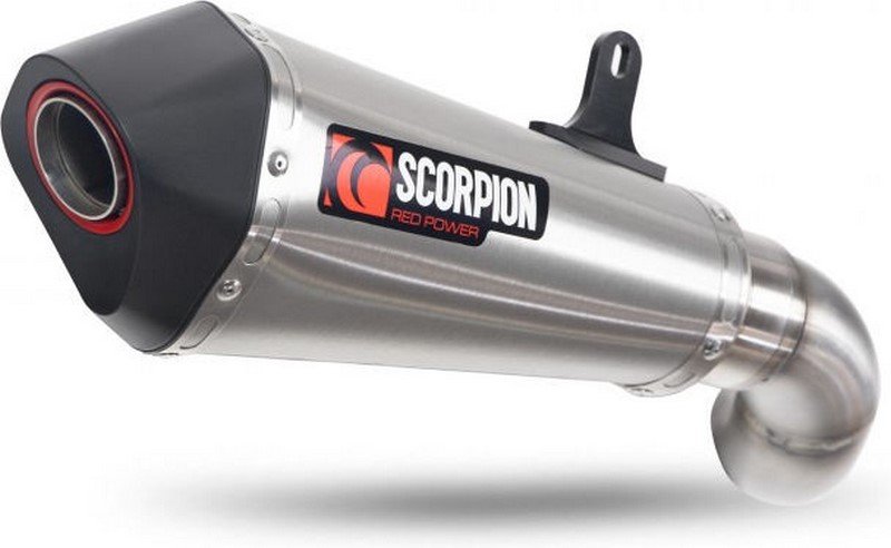 Scorpion / スコーピオンマフラー Serket Taper Slip-on Brushed Stainless Steel Sleeve (NON EU HOMOLOGATED) | RKA136SEO