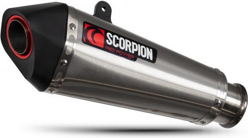 Scorpion / スコーピオンマフラー Serket Taper Slip-on Brushed Stainless Steel Sleeve (NON EU HOMOLOGATED) | RKT90SEO