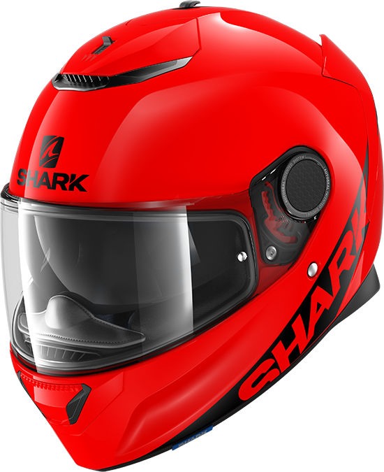シャーク フルフェイスヘルメット SPARTAN 1.2 BLANK レッド/レッド