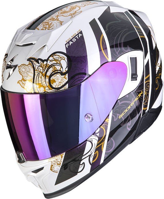 Scorpion / スコーピオン Exo フルフェイスヘルメット 520 Air Fasta ホワイト | 72-361-73