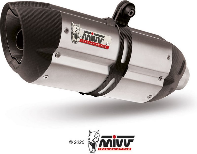 限定Ｗ特典付属 MIVV スリップオンマフラー SUONO ステンレス YAMAHA