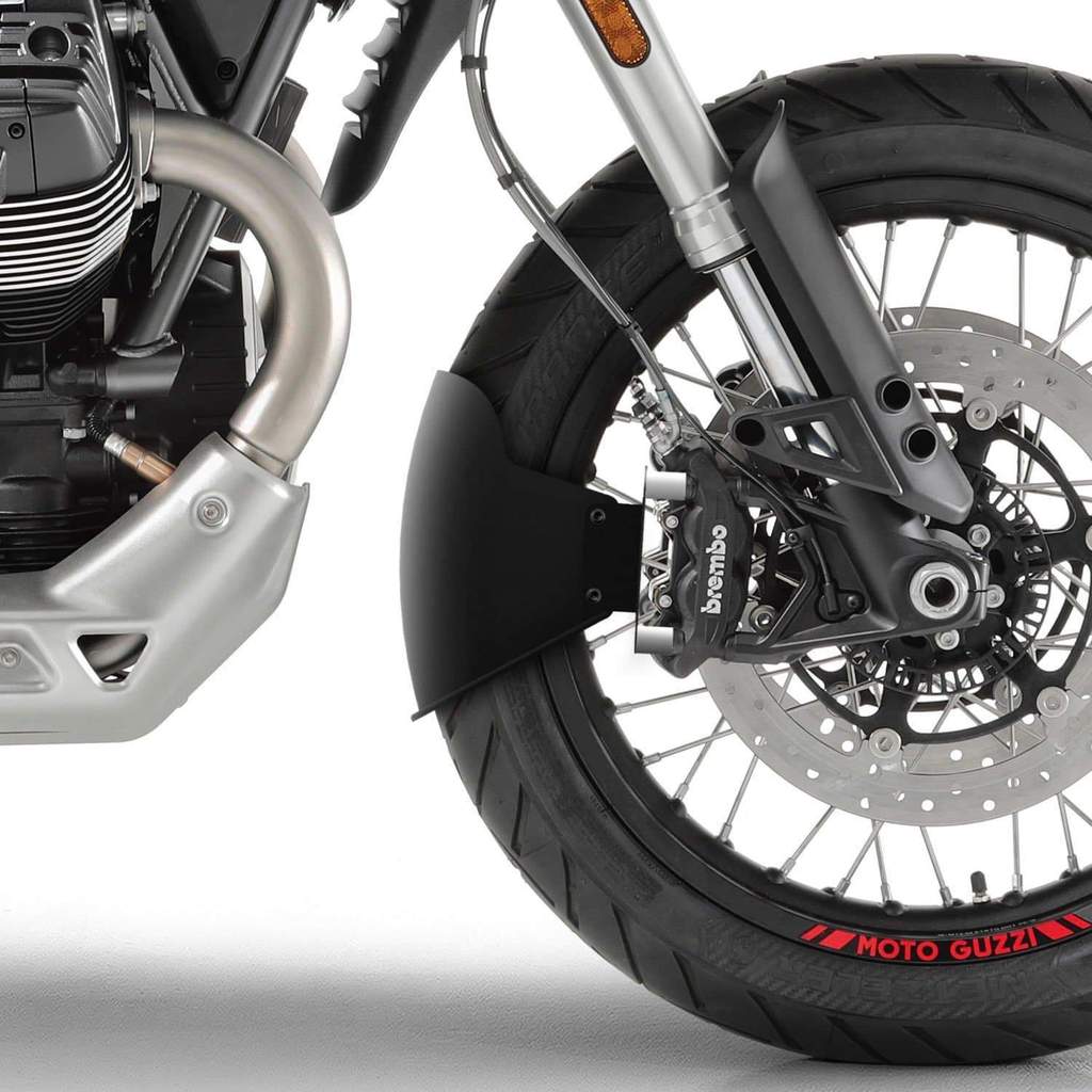 Pyramid Plastics ピラミッドプラスチック フロントマッドガード マットブラック Moto Guzzi V85 TT 2019>  058085