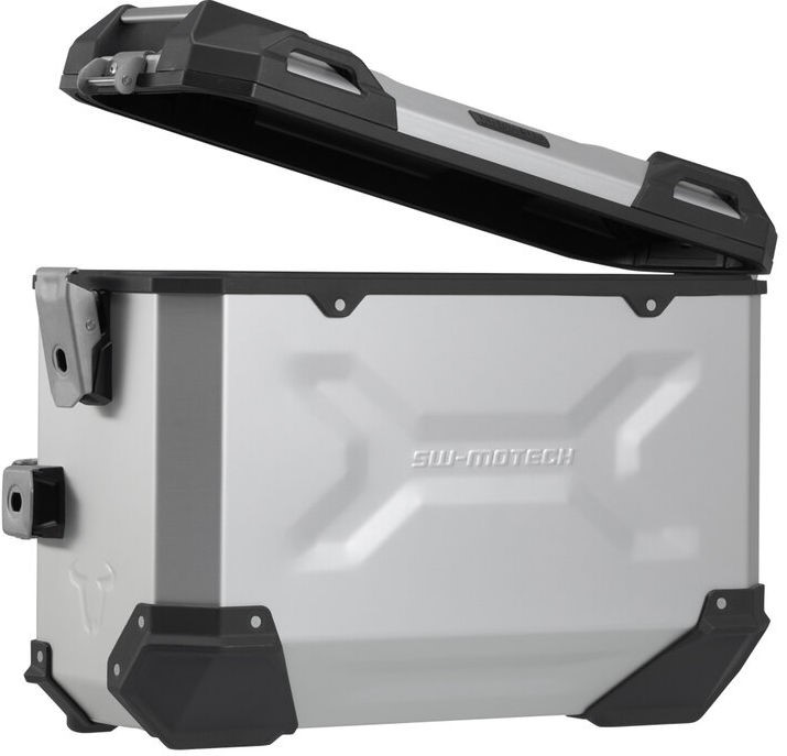 SW-MOTECH TRAX ADV aluminium case system Silver. 37/37 l 
