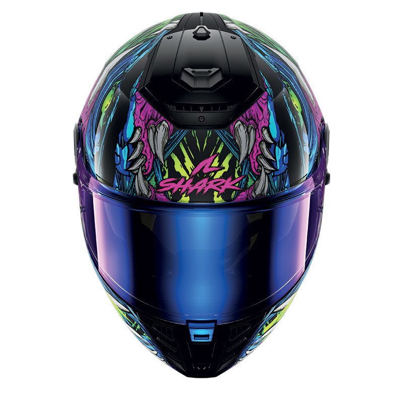 Shark / シャーク フルフェイスヘルメット Spartan RS Shaytan ブラックグリーン ヴィオレット | HE8114EKGV Shark / シャーク フルフェイスヘルメット Spartan RS Shaytan ブラックグリーン ヴィオレット | HE8114EKGV
