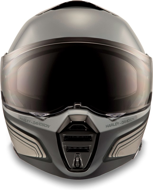 Harley-Davidson H-D Evo X17 Sunshield Modular Helmet, Gray, Size L |  98120-24VX/000L