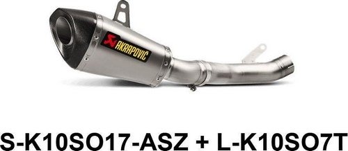 Akrapovic /アクラポビッチ オプショナル リンクパイプ (チタン) Kawasaki Ninja ZX-10R (2004-2018) | L-K10SO7T