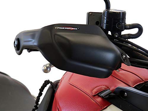 Powerbronze / パワーブロンズ ハンドガード TRIUMPH ,TIGER 1050, 07-14 ,TIGER 1050 SPORT, 13-15, マット ブラック | 380-T105-070