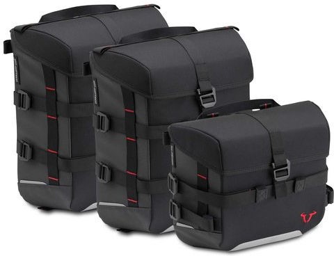 SW-MOTECH / SWモテック SysBag 15/15/10セット －ブラック/アンスラサイト－ （ラッシングストラップ付属） | BC.SYS.00.002.15200