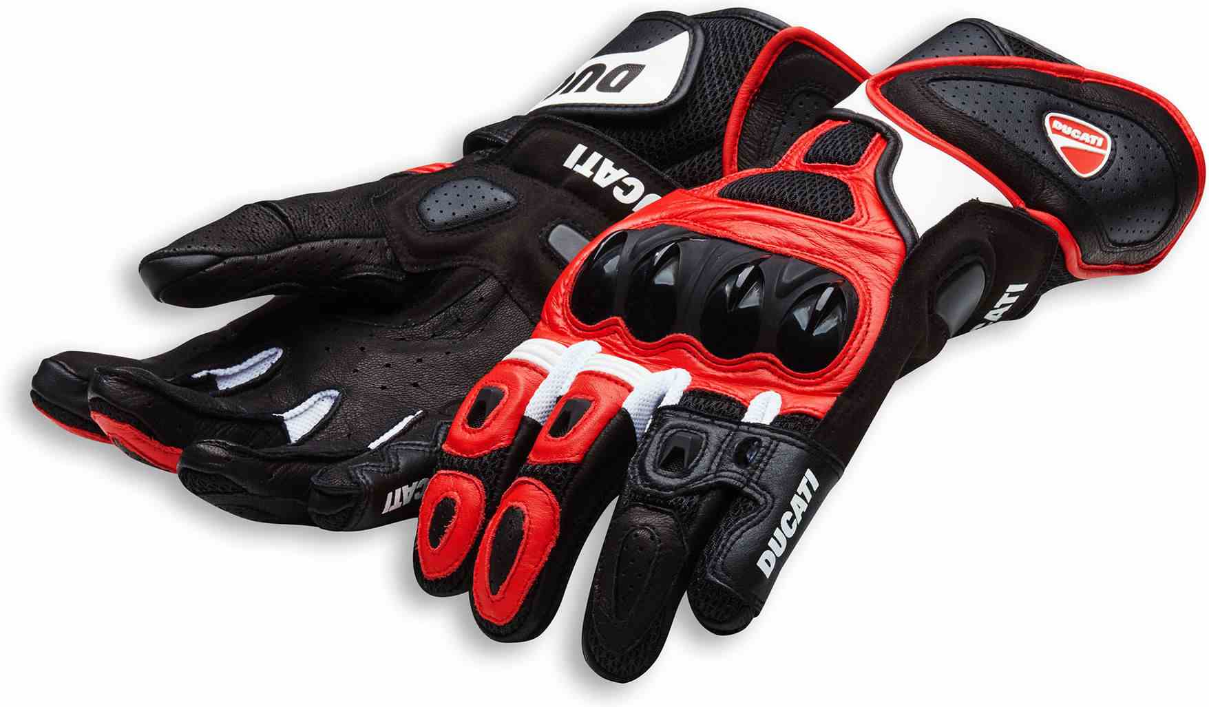Ducati / ドゥカティ Speed Air C1 - レザーグローブ レッド/ホワイト/ブラック | 98104209