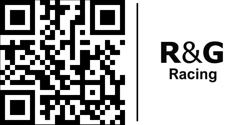 R&G (アールアンドジー) キックスタンドシュー ブラック/シルバー | PKS0074SI