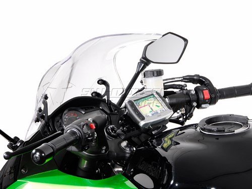SWモテック / SW-MOTECH クイックロック GPSマウント ブラック, Kawasaki Z 1000 SX (11-)