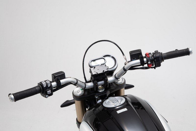 SW-MOTECH / SWモテック GPS マウント　ハンドルバー用. －ブラック－ Ducati Scrambler 1100 Sport (18-). | GPS.22.895.10000/B