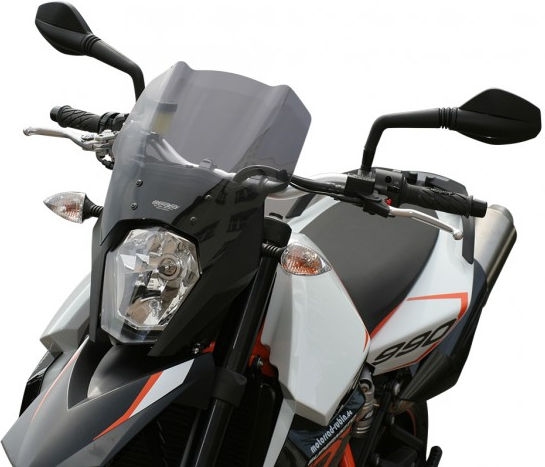 MRA / エムアールエー990 SUPERMOTO SM / SMR - Touring windshield "T" 2008- | 4025066128259