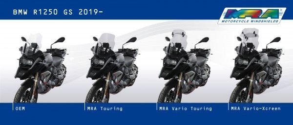 MRA / エムアールエーR1250GS /ADVENTURE - Touring windshield "TM" 2019- | 4025066165773