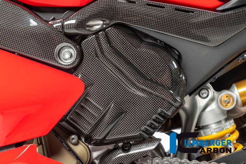 ILMBERGER / イルムバーガーカーボンパーツ カムベルト 左 グロス Panigale V4 / V4 S | ZAL.023.DPV4G.K