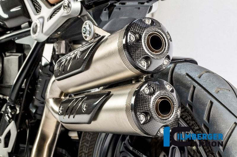 ILMBERGER / イルムバーガーカーボンパーツ サイレンサーエンドキャップ - BMW R NINE T SCRAMBLER (2tlg) | AHS.011.SCR16.K