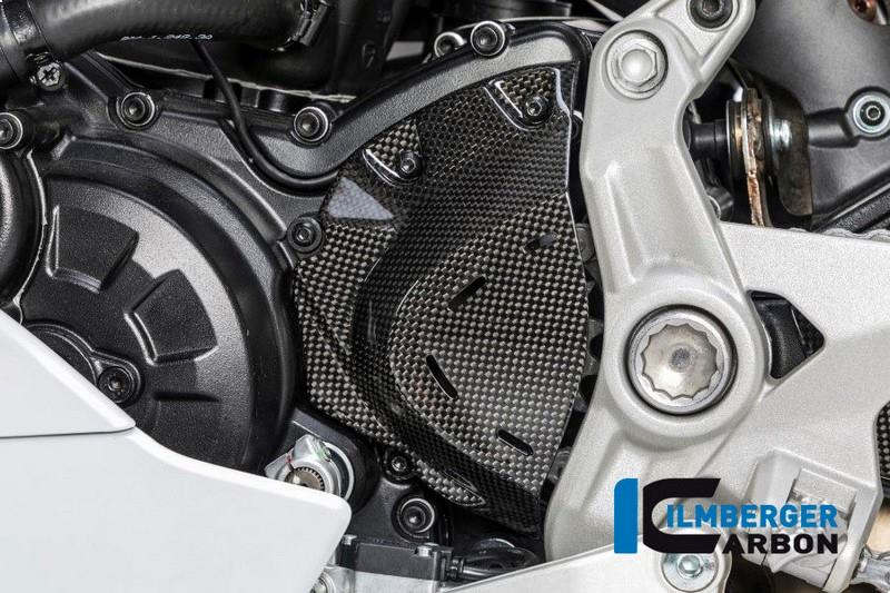 ILMBERGER / イルムバーガーカーボンパーツ フロントスプロケットカバー グロスカーボン - Ducati Supersport 939 | RIO.020.DSS7G.K