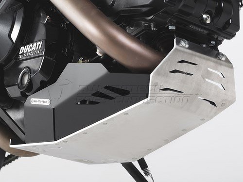 SWモテック / SW-MOTECH エンジンガード ブラック / シルバー Ducati Hyperstrada / Hypermotard