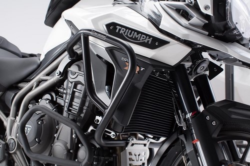 SWモテック / SW-MOTECH クラッシュバー ブラック Triumph Tiger 1200 Explorer (16-)