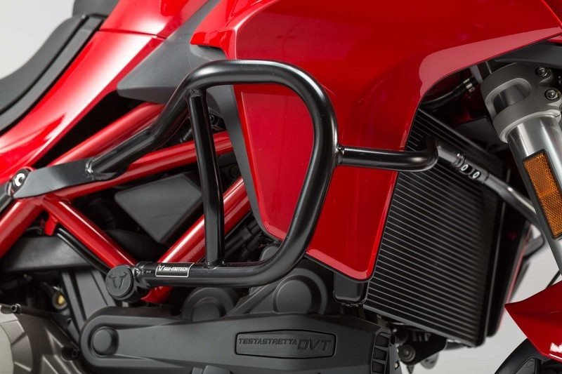 SWモテック / SW-MOTECH クラッシュバー ブラック Ducati Multistrada 1200 (15-)