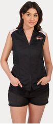 Harley-Davidson Shirt-Woven, Colorblock-Design-Black Beauty | 97518-23VW