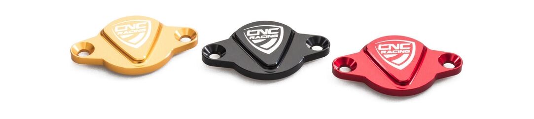 CNC Racing / シーエヌシーレーシング Timing Inspection Cover Ducati, レッド | CF261R