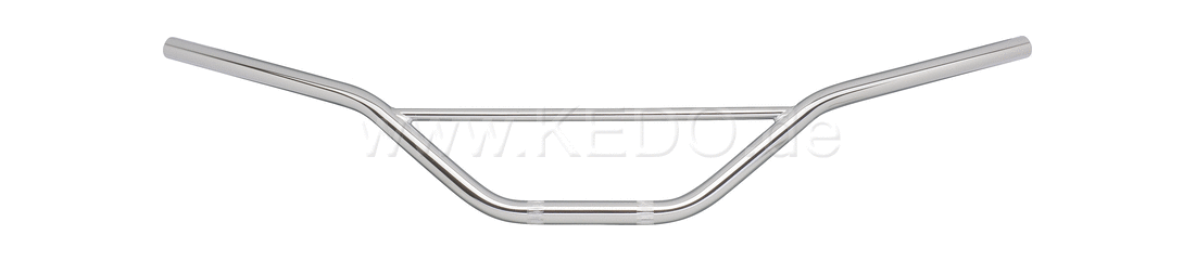 Kedo Replica-Handlebar, Chrome Plated, OEM-style, high version, OEM reference # 1E6-26111-00, size approx. (W:H:D) 845x203x76mm | 28036RP