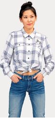 Harley-Davidson Shirt-Woven, Yarn Dyed Plaid-Bright White | 96665-22VW