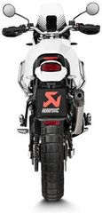 SW Motech Akrapovic Slip On exhaust system. Silver. Ducati DesertX (22-). | AKR.00.011.10000/S