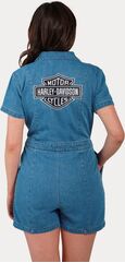 Harley-Davidson Jumpsuit-Denim,Shorts, Medium Indigo | 97543-23VW