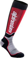 Alpinestars / アルパインスターズ Black/Red/Gray MX Plus Socks | 4702324-1215
