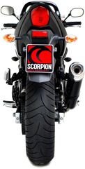 Scorpion / スコーピオンエキゾースト Factory オーバルスリップオン カーボンファイバースリーブ eマーク Suzuki GSF 650 Bandit 07-11 200 | ESI98CEO