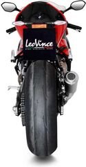 LeoVince / レオビンチ LV-10 ブラックエディション ステンレススチール, スリップオン | 15241B
