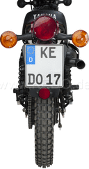 Kedo License Plate Support OEM style, suitable for 'Euro' license plates, 3mm aluminum, black, suitable for strut # 50053RP + reflector bracket # 50087 | 50088