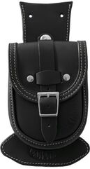 Ends Cuoio / エンズクオイオ バッグ Slim（スリム） スマートタンクバッグ - ブラックレザー - ホワイトステッチ | SBSL.N.CTBI