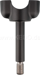 Kedo Handlebar riser HeavyDuty, CNC milled from high-strength tempered steel, black powder coated, 1 piece, OEM reference # 1E6-23442-00 | 20051RP