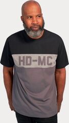 Harley-Davidson Tee-Knit, Colorblock-Design-Black Beauty | 96334-23VM