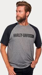 Harley-Davidson Tee-Knit, Medium Heather Grey | 99065-22VM