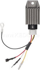 Kedo plug regulator / rectifier for 12V conversion (easy to mount, requires no modification of wiring loom, replaces OEM regulator and rectifier) | 50544