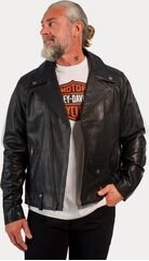Harley-Davidson Jacket-Leather, Black leather | 97043-23VM