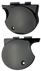 Kedo Side Cover Set, Left & Right, Black (TT Shape, Fits Models WITHOUT Combustion Chamber ONLY) WITHOUT Lock at Left Side, decals lake : 21070.21071 | 29458