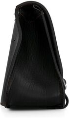Ends Cuoio / エンズクオイオ バッグ TT Street（TT ストリート） 左側 - ブラックレザー - ココアステッチ | TTS.N.CTC.SX