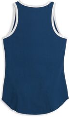 Harley-Davidson Block Letter Contrast Neck Tank For Women, Navy Peony | 96377-21VW