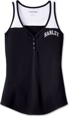 Harley-Davidson Tank-Knit, Colorblock-Design-Black Beauty | 97506-23VW