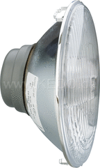 Kedo H4 Headlight insert 7 "without parking light, e-approved, metal housing with embossed real glass (fits the small original headlight) | 40175