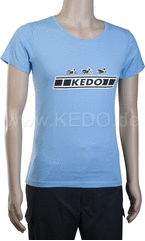 Kedo Ladies T-shirt 'KEDO' Size S, light blue (180g / m² cotton), 100% cotton | 70013S-HB-F