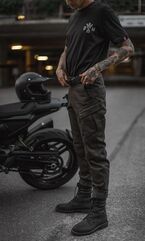 Pando Moto / パンド モト モーターサイクルジーンズ メンズ - チノスタイル Cordura® - MARK KEV 02 | Mark-Kev-02