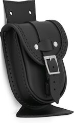 Ends Cuoio / エンズクオイオ バッグ Slim（スリム） タンクバッグ - ブラックレザー - ブラックステッチ | SERBSLIM.N.CTN